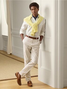 Polo by Ralph Lauren Cream Chino Pants